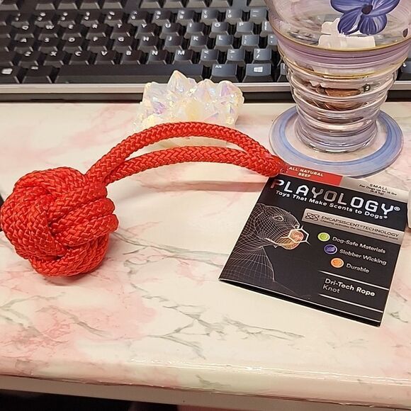 PLAYOLOGY Toys That Makes Scents To Dogs 1 Small  KNOTTED ROPE Chew NIP - Picture 2 of 5